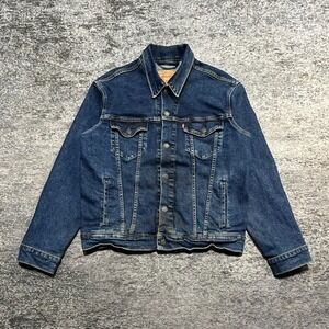 Levi's Strauss Co. Denim Jean Jacket Trucker Womens Medium Blue Medium Wasg